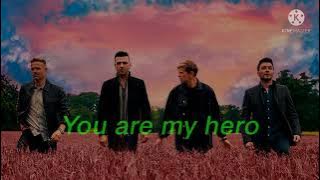 Westlife- My Hero(lyrics)