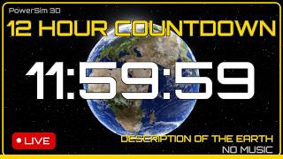 12 HOUR COUNTDOWN TIMER