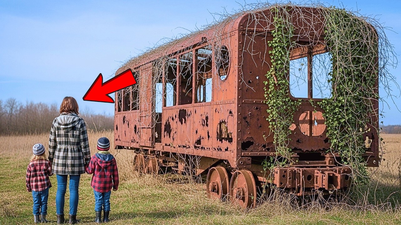 Mama Singură s-a Adăpostit într-un Vagon Ruginit — Și în Panoul de Control a Găsit Diamante
