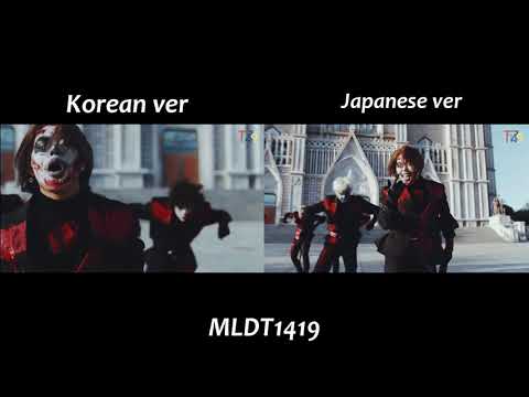 T1419 - Dracula Dance Practice Korean vs Japanese ver 2 (Wear Headphones)