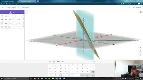 Visualizing Parametricly defined solutions to linear systems.