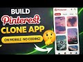 Pinterest Style App with AI (No Coding) 2026 | Mobile Se Pinterest Jaisa App Banao