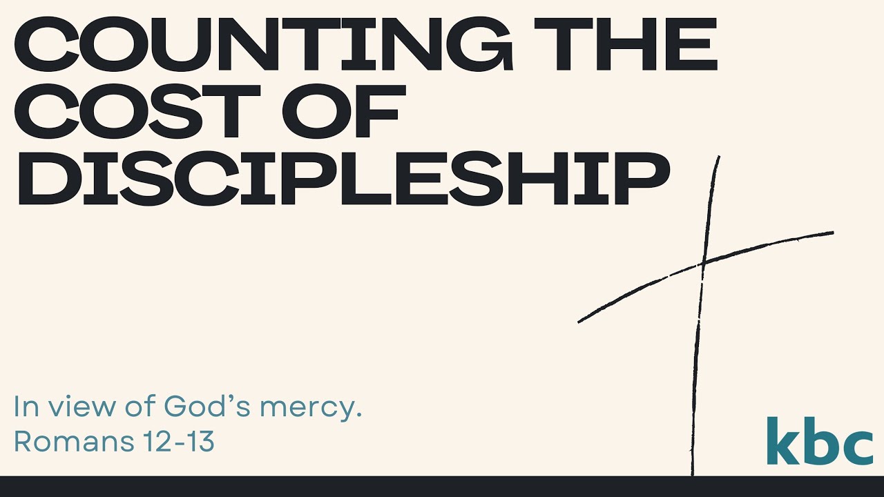 Counting The Cost of Discipleship - 5th May 2024 - YouTube