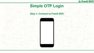 OTP Based Login Process Explained - FreeG WiFi | WiFi Hotspot Solution | Restaurants Cafe WiFi screenshot 4