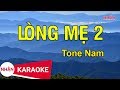 Karaoke Lòng Mẹ 2 Tone Nam | Nhan KTV