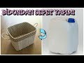 DETERJAN BİDONUNDAN SEPET YAPIMI / DIY BASKET //GERİ DÖNÜŞÜM PROJESİ