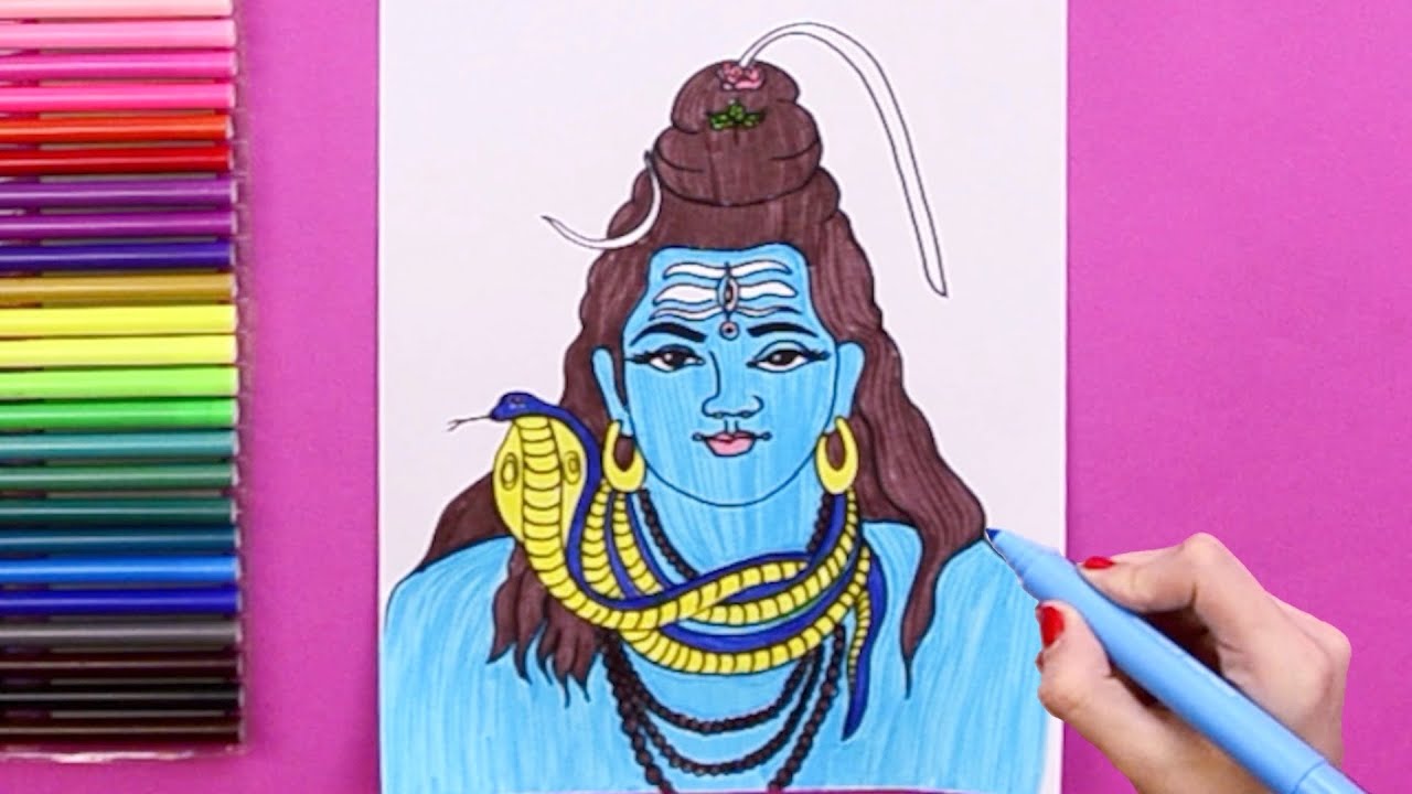 Lord shiva Drawing by RajmohanArtist  Fine Art America