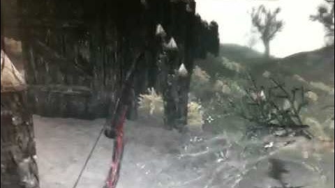 Skyrim Weird dead body glitch
