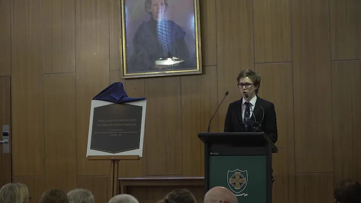 Student President speech at Dr Brenda Holt install...
