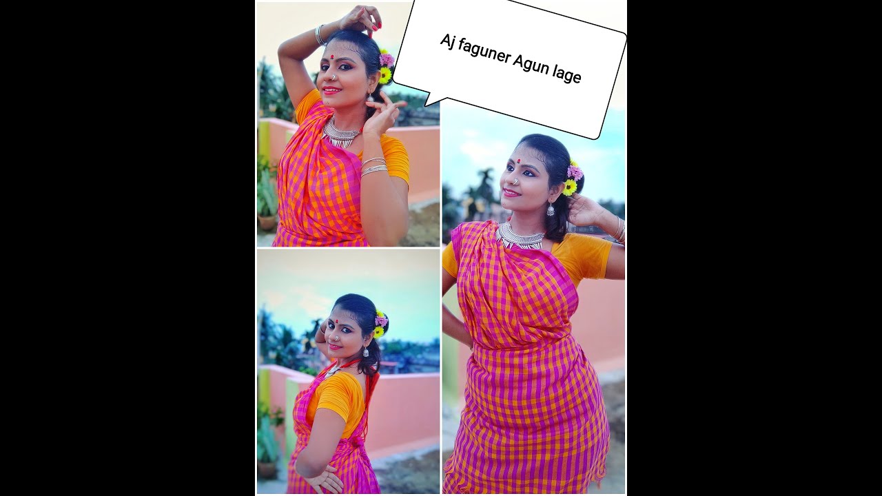 Aj Faguner Agun Lage Folk Dance Abhijit Basu Dola Roy Choreographed By Suvashis Dutta Youtube