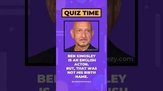 What&#39;s in a name? - Ben Kingsley