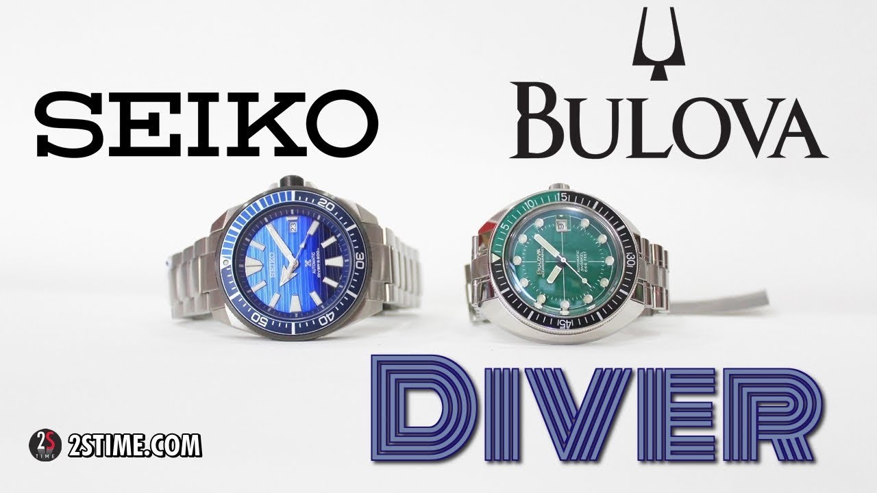 SEIKO Diver SRPC93K1 VS BULOVA Oceanographer 96B322 - YouTube