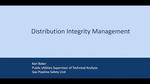 Distribution Integrity Management
