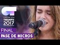 MIEDO - Amaia | Primer pase de micros para la FINAL