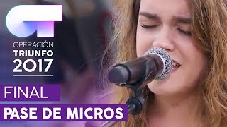 Video thumbnail of "MIEDO - Amaia | Primer pase de micros para la FINAL"