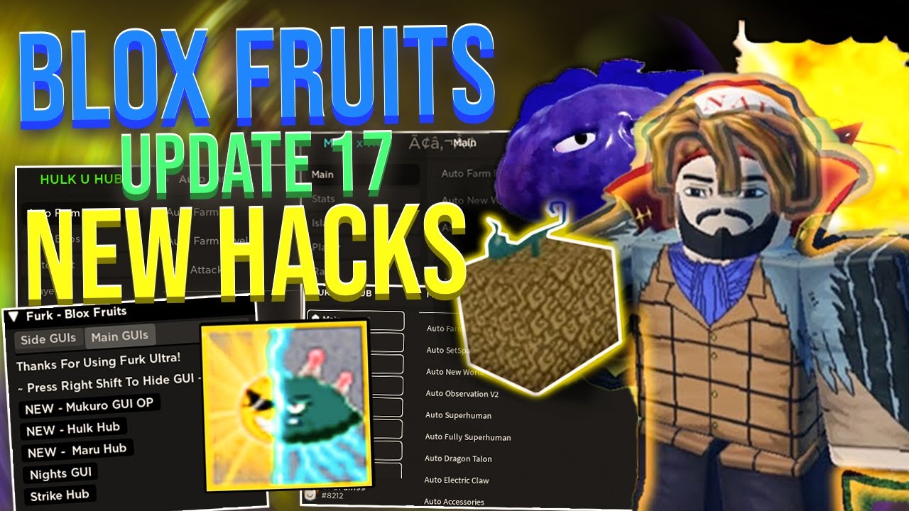 👻NEW] Roblox Blox Fruits Script Hack Mtriet Hub, Auto Bone Farm, Devil  Fruit Hack