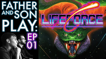 Father and Son Play: Life Force (Salamander) for NES (Famicom)