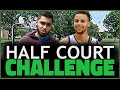 Gamer vs Stephen Curry Half Court Basketball Challenge! NBA 2k16