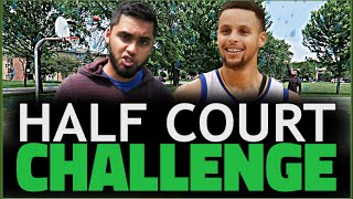 Gamer vs Stephen Curry Half Court Basketball Challenge! NBA 2k16