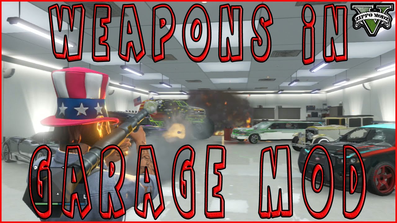 GTA 5 ONLINE 1 25 WEAPONS IN GARAGE APARTMENTS PS3 MODZ YouTube 