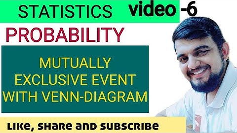 #149-STATISTICS - MUTUALLY  EXCLUSIVE EVENTS   -CLASS 10|| CLASS 12 || F.Y. B.COM ||VIDEO-6