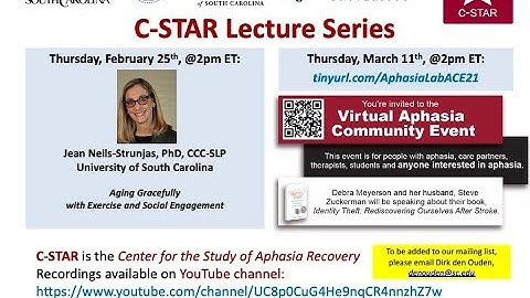 "Aging Gracefully with Exercise and Social Engagement", Jean Neils-Strunjas