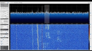 Testing my Funcube SDR on a Chinese satellite passing over.