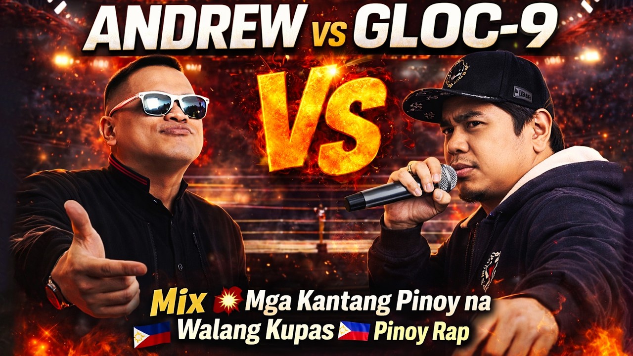 ANDREW E vs GLOC-9 Mix 💥 Mga Kantang Pinoy na Walang Kupas 🇵🇭 Pinoy Rap Nonstop 2026 🎶