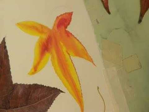 Helen's autumn leaf painting tip 8