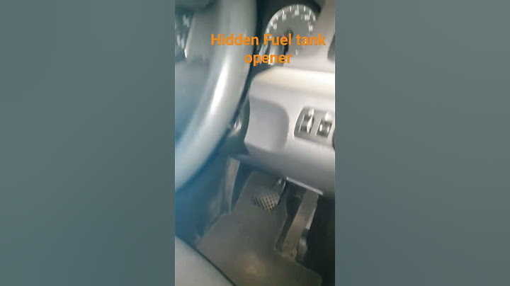Volkswagen Touran Fuel tank opener.
