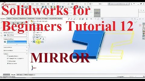 12.Mirror|Solidworks Tutorial for Beginners in hindi| Solidworks tutorial