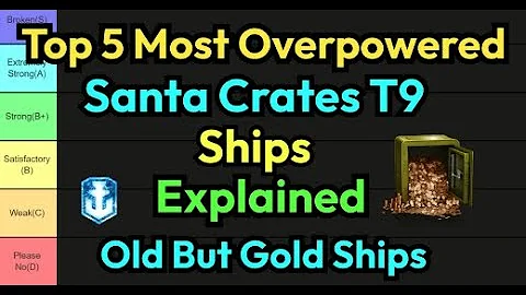 Top 5 Most Powerful Rare Santa Crate T9 Premiums Explained | World of Warships