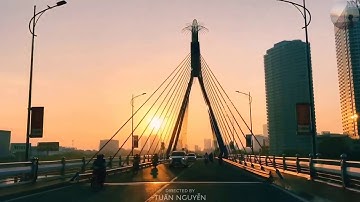 Hoàng Hôn Và Cảnh Cầu Sông Hàn Quay Trong Đêm Ở Đà Nẵng 2020