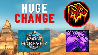 HUGE change to Shaman - WoW Forever