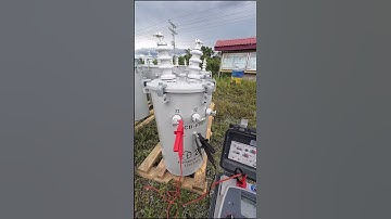 25KVA Transformer Secondary To Ground: Insulation Resistance Test #shorts #transformers