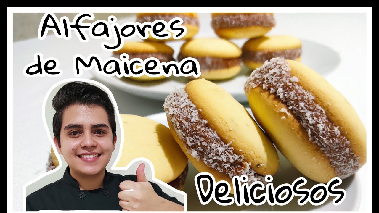 COMO HACER ALFAJORES DE MAICENA - RECETA INCREÍBLEMENTE FÁCIL Y DELICIOSA