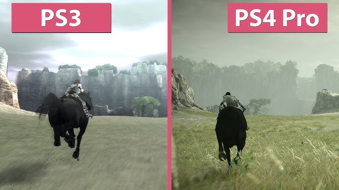 Shadow of the Colossus PS3 vs PS4 Pro Graphics Comparison 