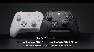 GameSir T4 Cyclone & T4 Cyclone Pro Wireless Game Controller with Full Hall Effect sensors | Trailer