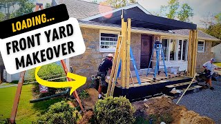 FRONT Yard Makeover?!  Framing a Covered Front Porch