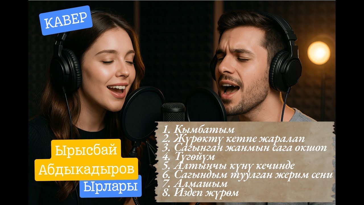 Ырысбай Абдыкадыровдун ырлары. КАВЕР Жаны формат менен