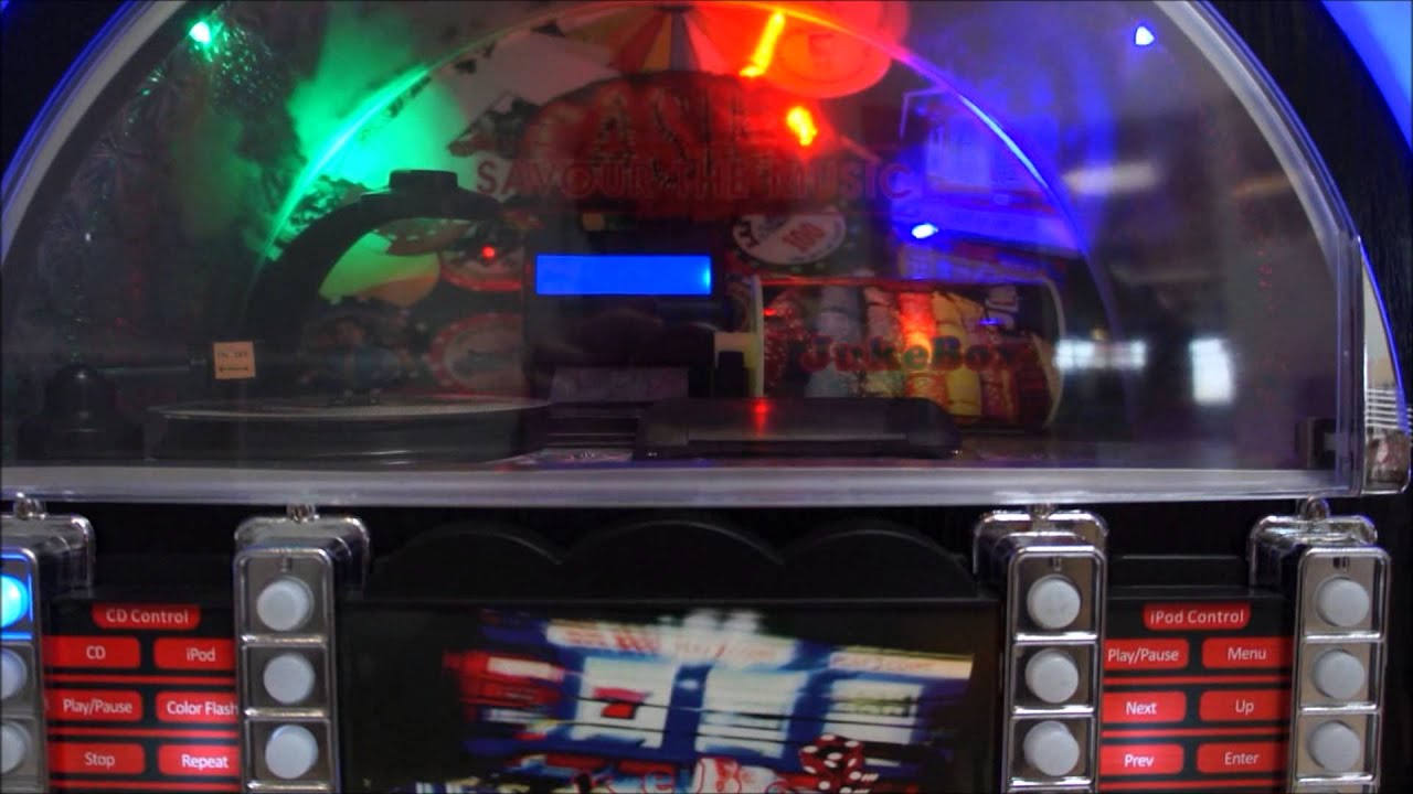 Jukebox Stereo CD Player FM Radio iPod Dock USB SD Remote - Limited Edition NOW ONLY £659.99