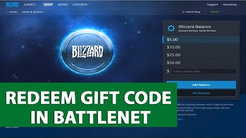 How to Redeem Gift Code in Battlenet 2025 [New Method]