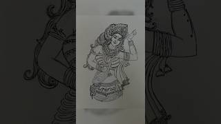 I Ajanta ki Murat I Indian Folk Art I Beautiful woman Drawing I