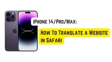 How To Translate a Website in Safari on iPhone 14 Pro/Max
