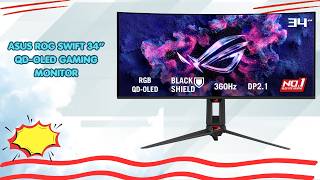 This Is Next-Gen Gaming Tech — ASUS ROG Swift 34” QD-OLED Gaming Monitor PG34WCDN — Review