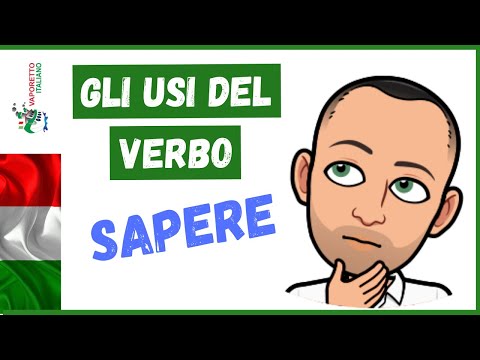 SAI usare il verbo SAPERE correttamente? | Gli usi principali del verbo SAPERE in italiano