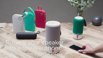How to use ZIPP, ZIPP MINI, TOO, ONE STYLE and ONE CLICK as a speakerphone