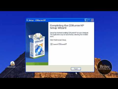 How to Burn or Copy a ISO Image With CDBurnerXP by Britec
