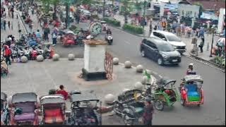 CCTV | Pantauan di Jalan Malioboro Simpang Reksobayan Yogyakarta Terlihat Ramai