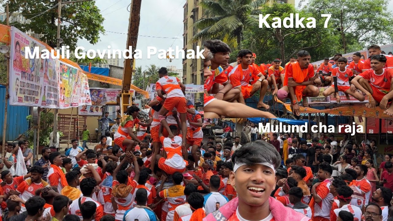 Mauli Govinda Pathak 2024 ❤️Kadak 7 thar 🥳mulund cha raja 🫶vlog no :03